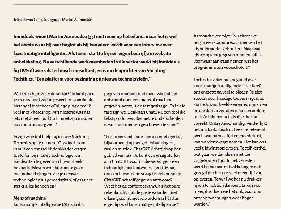 AI is geen bedreiding, ga aan de slag, onderzoek de mogelijkheden